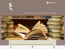 Tablet Screenshot of buchmacher-potsdam.de